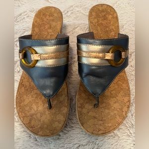 Clarks Platform Wedge Sandals, Size 11M